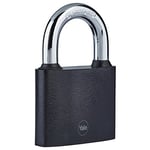 Yale - Y111B/60/132/1 Iron Padlock 60mm - Black - Hardened Steel Shackle - Indoor use