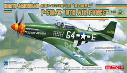 Meng LS-010 North American P-51D/K   Aircraft Scale 1/48 Hobby Plastic Kit NEW