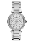 Michael Kors Womens Ladies' Mini Parker Watch MK5615 - Silver Metal - One Size