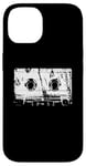 Coque pour iPhone 14 Tenue de fête des années 90 cassette rétro fête des pères