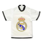 Real Madrid CF - Trousse pour Enfant, en Forme de t-Shirt, Trousse avec Fermeture éclair, Couleur Blanche, Produit Officiel (CyP Brands)