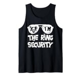 Funny Wedding Ring Bearer Security for Kids Tank Top