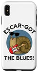 Coque pour iPhone XS Max Jeu de mots Funny Snail de Scar-got The Blues