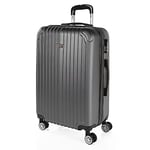 ITACA - Valise Moyenne, Valises Rigides, Valise Rigide, Valise Semaine pour Tout Voyage, Valise Soute de Luxe T71560, Anthracite