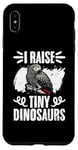 Coque pour iPhone XS Max I Raise Tiny Dinosaurs Perroquet gris africain ornithologie drôle