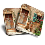 2 x Coasters - Charming Old House Spain  #44556