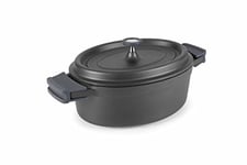 Lacor Cocotte Noire Ovale alu fondu 26 x 20 cm Fundicion