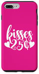 Coque pour iPhone 7 Plus/8 Plus 25 Cent Kisses Funny St Valentin Kissing Booth Kiss Love