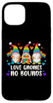 Coque pour iPhone 15 Plus Fierté LGBT, Nains de jardin, Couleurs arc-en-ciel