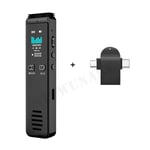 STTWUNAKE-Enregistreur vocal numérique",espion caché son audio activé par Bluetooth,dictaphone professionnel,USB,PCM,"appareil 1536Kbps - Type With otg adapter-32 GO #A