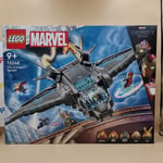 Lego Marvel 76248 The Avengers Quinjet w. 5 Minifigs - NEW & Sealed Retiring Set