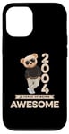 Coque pour iPhone 12/12 Pro 21ème anniversaire homme femme 2004 original Awesome ours en peluche