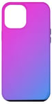 Coque pour iPhone 14 Plus Purple Pink Blue Gradient Ombre Pastel Aesthetic Colorful