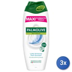 3x Palmolive Bath 750 Ml Naturals Milk Made In Italy