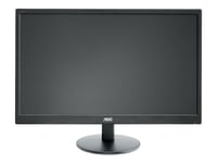 AOC E2470SWH - Écran LED - 23.6" - 1920 x 1080 Full HD (1080p) @ 60 Hz - TN - 250 cd/m² - 1000:1 - 1 ms - HDMI, DVI, VGA - haut-parleurs - noir