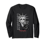 Cool New York City NYC Statue of Liberty USA Flag Design Long Sleeve T-Shirt