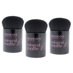 Foundation Kabuki Brush Bourjois Matte Mineral Powder Makeup Applicator 3 Pack