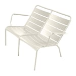 Fermob - Luxembourg Duo Low Armchair Clay Grey A5 - Utomhusfåtöljer - Frédéric Sofia - Metall