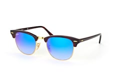 Ray-Ban Clubmaster RB 3016 990/7Q L, BROWLINE Sunglasses, MALE, available with prescription