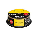 Intenso 4311144 DVD+R 8x Duel Layer 25 Pack Cakebox