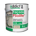 Peinture façade résine pliolite Ton pierre 2.5L ADDICT supports anciens haute ad