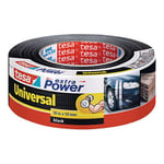 Tesa Universal ruban adhésif Extra Power - 50 mm x m tissu renforcé noir rouleau mètres