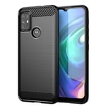 SPAK Motorola Moto G30/G10 Case,Genuine Quality TPU Ultra Slim Protective Case Silicone Shockproof Cover for Motorola Moto G30/G10 (Black)