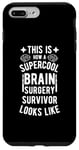 Coque pour iPhone 7 Plus/8 Plus Best Brain Surgery Hair Don't Care | Survivant de chirurgie cérébrale