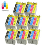 32 Ink Cartridges (set + Bk) For Epson Workforce Wf-2660dwf Wf-2540wf Wf-2510wf