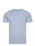 Custom Slim Fit Jersey Crewneck T-Shirt Designers T-shirts Short-sleeved Blue Polo Ralph Lauren