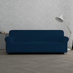 Italian Bed Linen “Iris” Sofa Cover, Dark blue, 3 Places