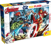 Dubbelsidigt Maxi Golvpussel 150El Marvel Avengers 100392 Lisciani