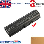 12 Cell 593562-001 593553-001 Battery For Hp Pavillion Dv6-6c75sa Laptop Cq42