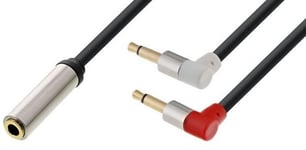 Minijack Headset adapter kabel - 0.15 m