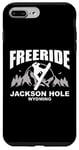 Coque pour iPhone 7 Plus/8 Plus Snowboard Freeride Jackson Hole Wyoming