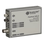 Black box BLACK BOX FLEXPOINT ETHERNET (10-MBPS) MEDIA CONVERTER - 10-MBPS THINNET TO MULTIMODE FIBER, 850NM, 2KM, ST (LMC211A-MM)