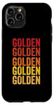 Coque pour iPhone 11 Pro Définition dorée, doré