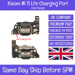 Xiaomi Mi 11 Lite 4G/5G M2101K9AG M2101K9G Charging Port Connector+Fast Charge