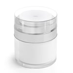 HOTUT Pot Cosmétique,1PCS 30ML Pot à Pompe Airless Contenant Cosmétique Vide Plastiquepour Maquillage Crème Échantillons Poudre,Pot de Crème de Voyage est Très Sûr et Pratique