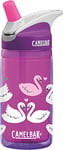 Camelbak Eddy Insulated Swans Bouteille Enfant, 001 Noir/Gris, 0.4 Litre