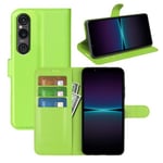 Sony Xperia 1 VI      PU Wallet Case    [Green]