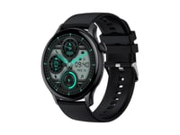 Eko Montre Connectée 5.2 NFC avec Anti-vol et Bracelet Silicone Noir