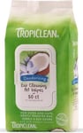 TROPICLEAN EAR CLEANING WIPES 50ST