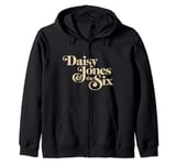 Daisy Jones & the Six - Retro Logo Black Zip Hoodie