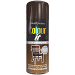 Espresso Brown Aerosol Spray Paint All-Purpose Gloss Wood Metal Spray 400ml