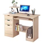 FMOGE End Tables Laptop Table Work Desk Child Study Table Desktop Computer Desk Desk With Drawer Storage Rack (Color : A, Size : 120 * 45 * 90cm) (Color : C, Size : 120 * 45 * 90cm)