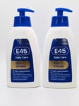 2 x E45 Rich Cream 400 ml – E45 Cream with Evening Primrose Oil – Body Face Hand