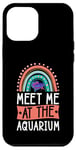 iPhone 12 Pro Max Meet Me At The Aquarium Boho Bohemian Rainbow Fish Tank Case