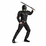 Disguise Snake Eyes Adult Fighter G.I. Joe Origins Movie Classic Costume 104629