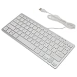 USB-langallinen näppäimistö 78 saksinäppäintä 13 pikakuvakkeen LED-merkkinäppäimistö MacBook Pro Air Minille Windows PC-pöytäkoneelle